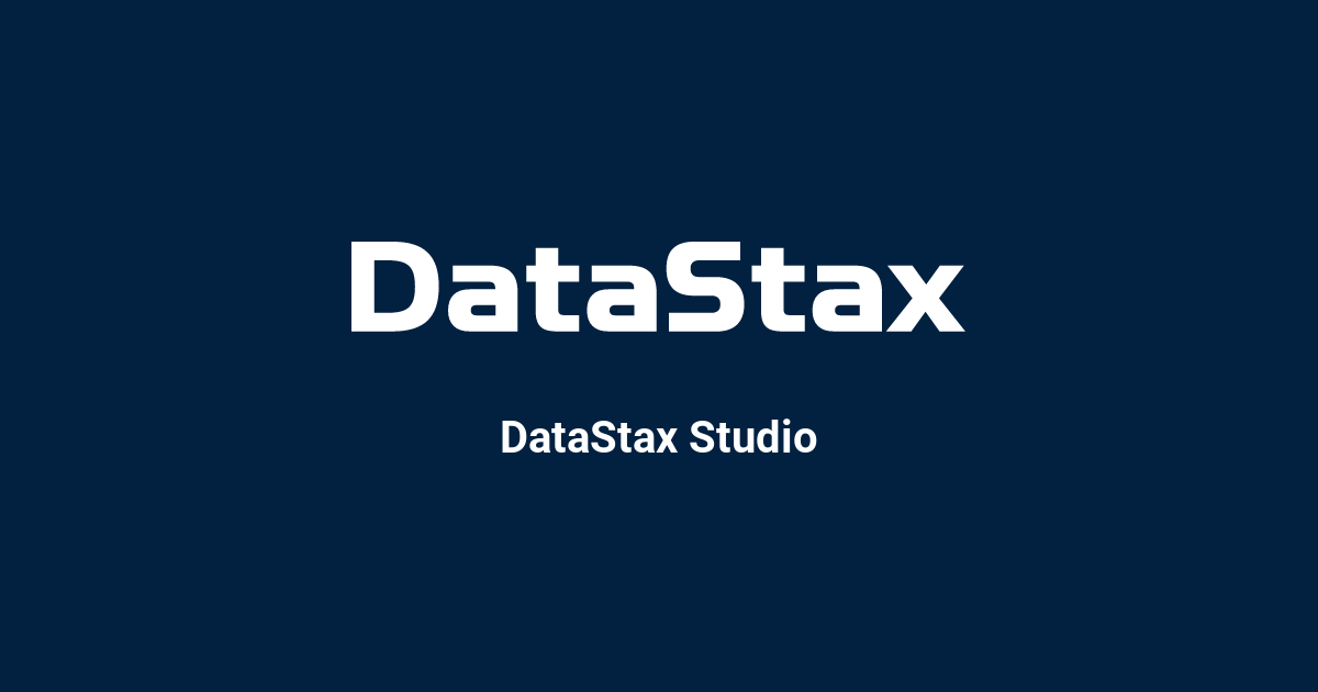 datastax studio download for windows